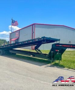 Alternative view of TDX-40-HYJ MAXX-D 40′ GOOSENECK TILT TRAILER – Container Trailer 25,000 GVWR 8.5X40 Hydraulic Jacks