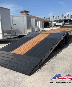 YDX-32-HYD MAXX-D 32′ HYDRAULIC DOVETAIL TRAILER 25,990 – 30,000 GVWR 8.5X32 W/ 12′ DOVETAIL – HYDRAULIC JACKS – 15,000 lb Axles