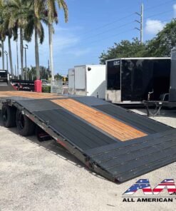 YDX-34-HYD MAXX-D 34′ HYDRAULIC DOVETAIL TRAILER 25,990 -30,000 GVWR 8.5X34 W/ 12′ DOVETAIL – HYDRAULIC JACKS -15,000 lb Axles