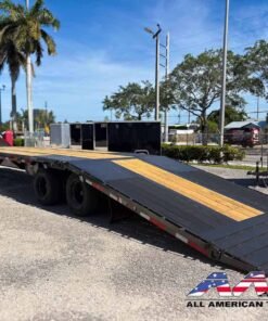 YDX-40-HYD MAXX-D 40′ HYDRAULIC DOVETAIL TRAILER 25,990 -30,000 GVWR 8.5X40 W/ 12′ DOVETAIL – HYDRAULIC JACKS -15,000 lb Axles
